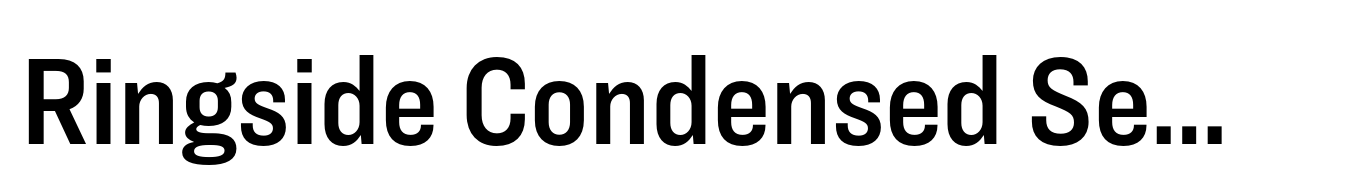 Ringside Condensed Semibold